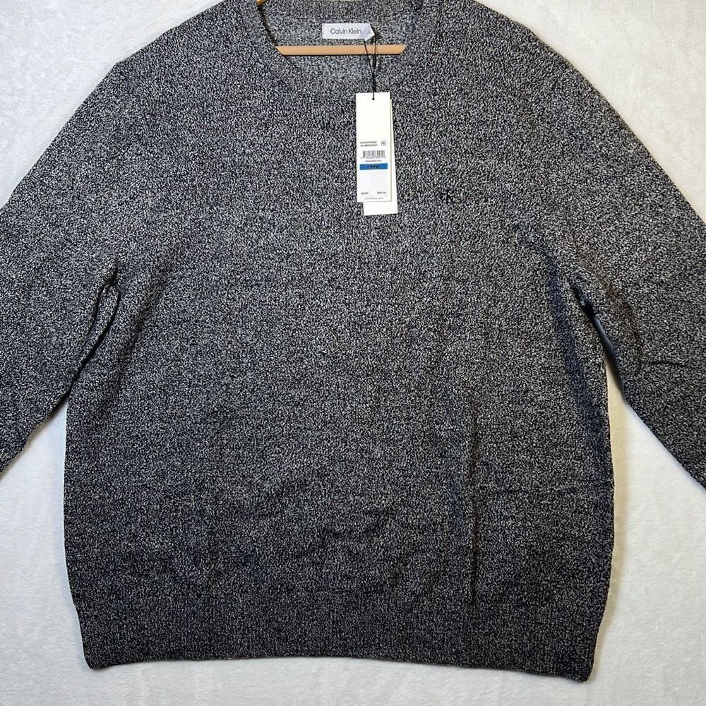 Calvin Klein Men's Merino Wool‎ Blend Crewneck Sweater-XL-NWT
